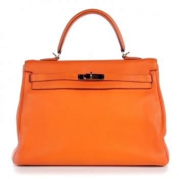 HERMES Taurillon Clemence Kelly Retourne 35 